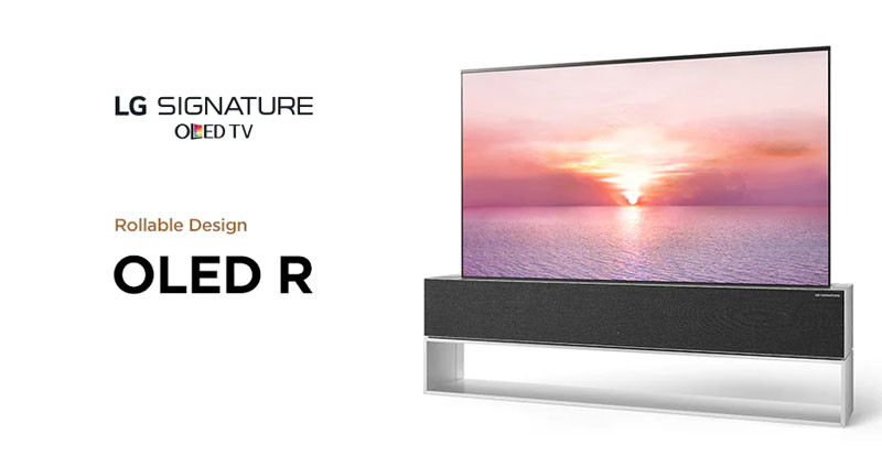 lg可卷曲oled电视终于来了10万美元的售价可能是唯一缺点
