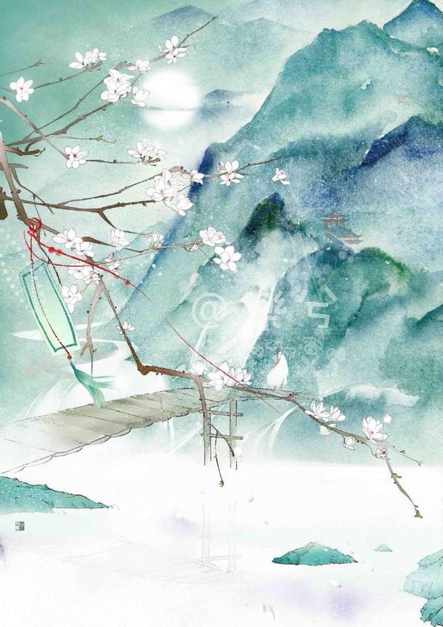 唯美古风图片数千年沧海浮世芳华袖中云烟回首处明月清风