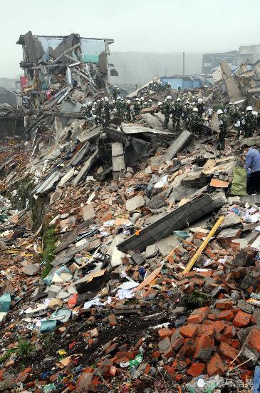汶川大地震余震记录图片