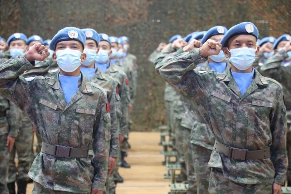 不辱使命为国争光直击第二十批赴黎巴嫩维和部队出征誓师大会现场