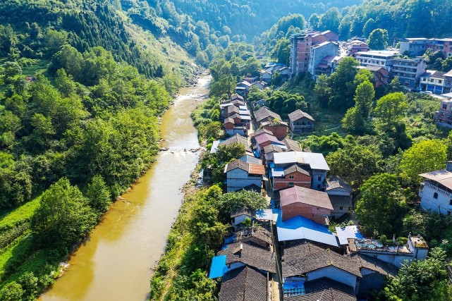 忠县黄金老街沉淀200年历史