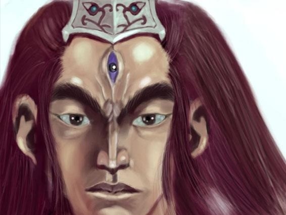 水草马明王quot ,属于道教里的灵官马元帅,因为长着灵光的三只眼能够