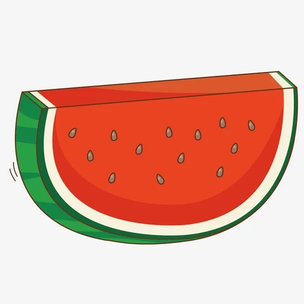 一块隔夜冰镇西瓜