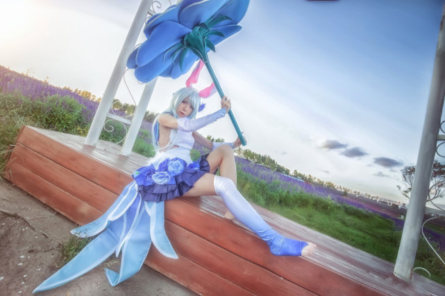 王者荣耀公孙离花间舞cosplay