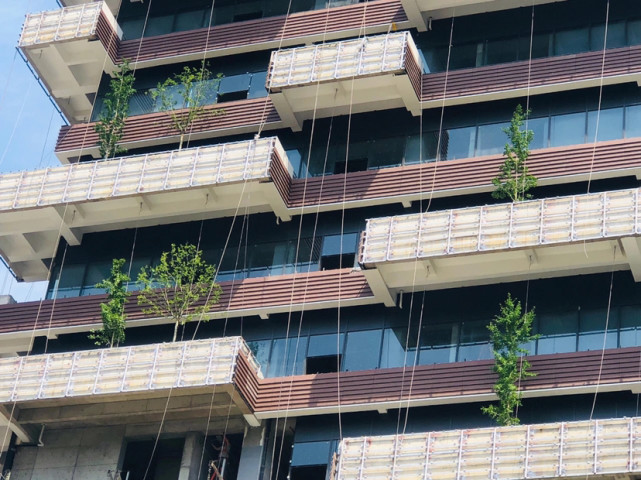 南京垂直森林双子塔