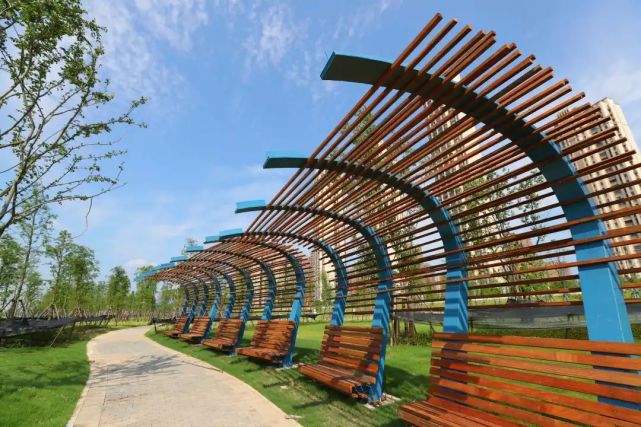 流水台地,阴阳太极,洪山白沙洲江滩示范段将开放!