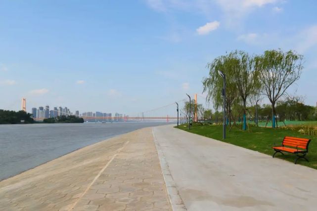 流水台地,阴阳太极,洪山白沙洲江滩示范段将开放!