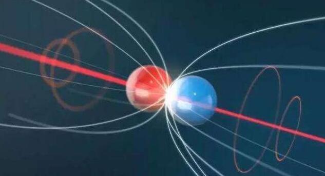 正负电子会泯灭成没有静质量的光子,但两个原子x的碰撞和正负电极的