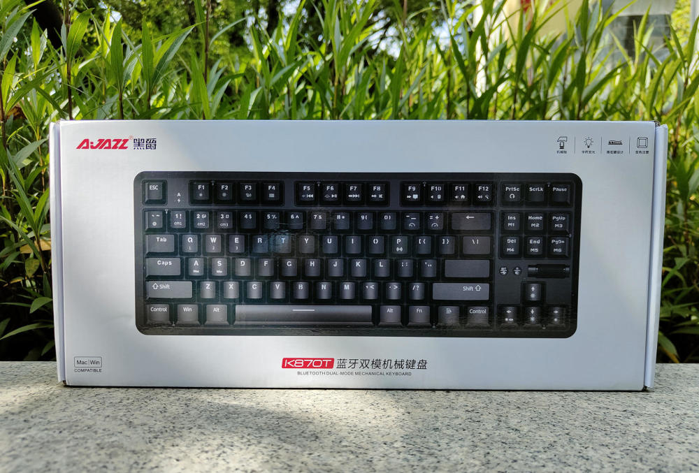 黑爵k870t机械键盘蓝牙有线双模rgb动态灯效热拔插玩转轴体diy