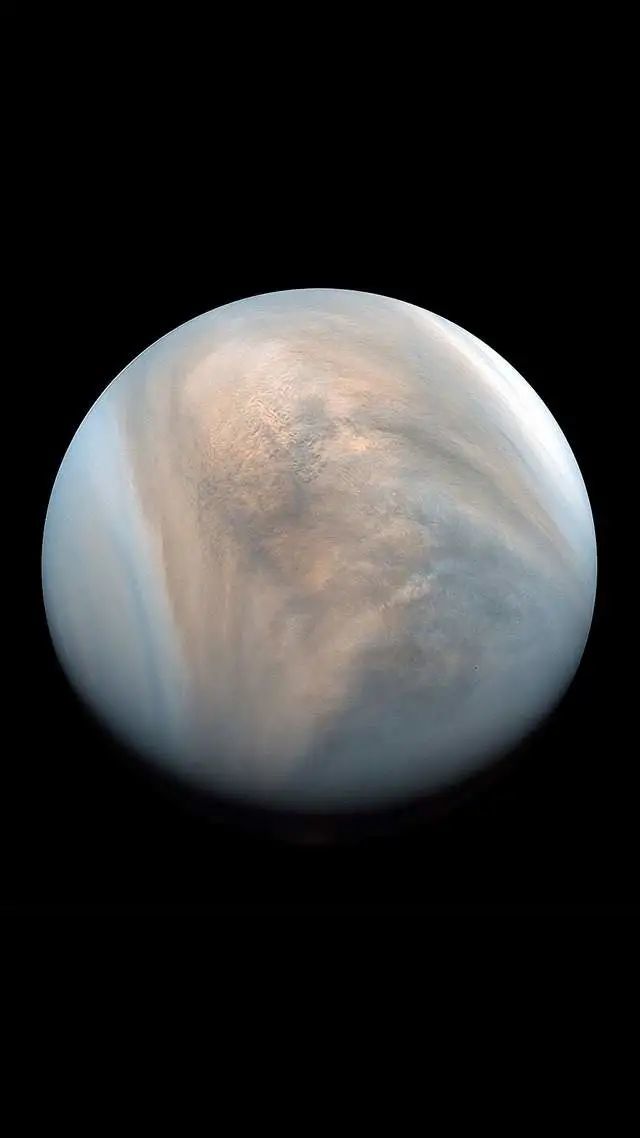 金星大气生命迹象 日本宇航局「破晓号」探测器拍摄的金星照片