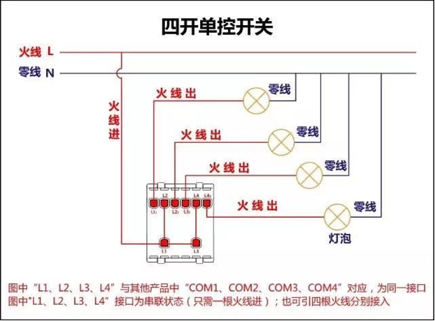 最全的开关接线图