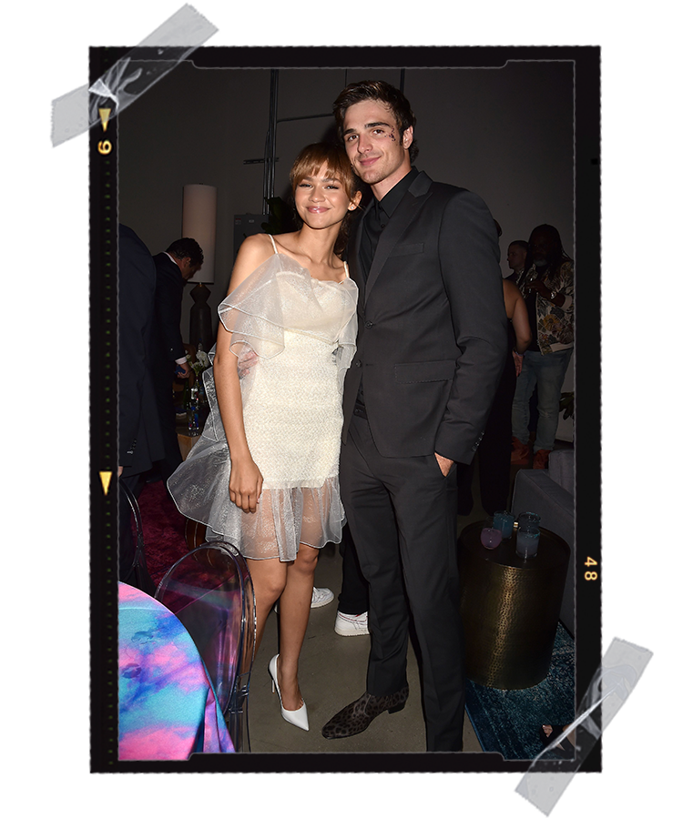 这一对在身高上还蛮有 cp 感的,jacob elordi 是《亲吻亭》系列的男主