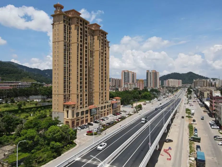 好消息!105国道又1座跨线桥通车