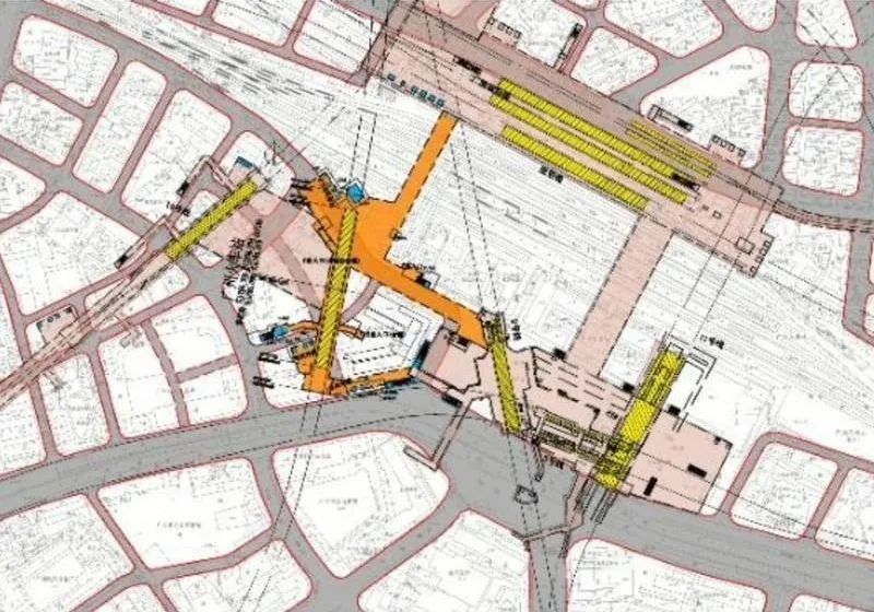 廣州火車站擬增設北廣場計劃引入8條地鐵