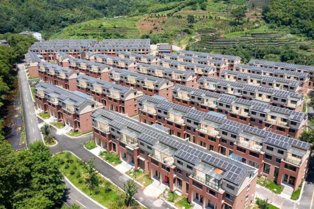 这是海曙龙观第3个光伏村