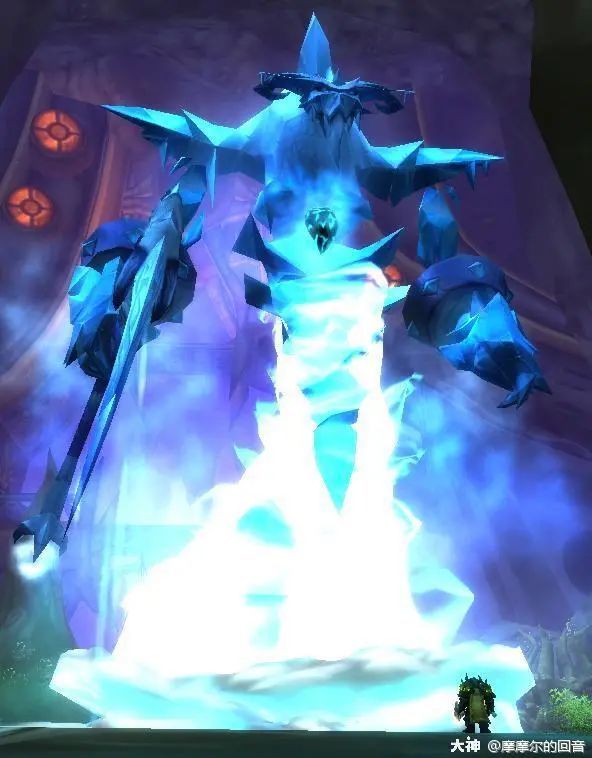 一位冰霜元素领主,这个强大的元素领主被人们唤作:冰雪之王洛克霍拉