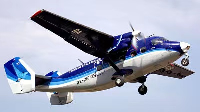 图:安-28客机据了解,失事客机机身编号为ra-28728,机上有18人,当时正