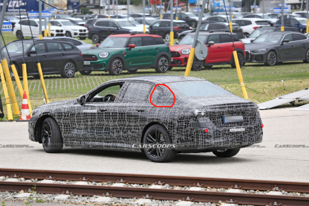 純電寶馬5系諜照曝光或名為i5 最早23年上市 中國熱點