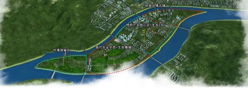梧州长洲岛规划成品视频未来的梧州长洲岛可能会是这样的按住画面移动