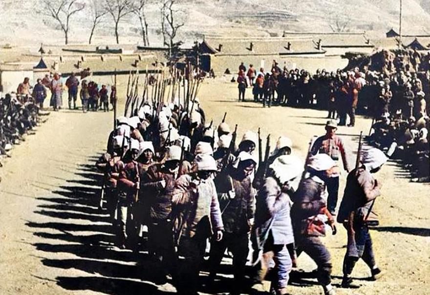 团结起来打鬼子抗战时期的百姓影像