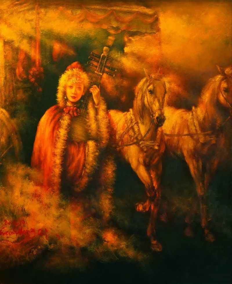 追梦的人油画家王忠齐