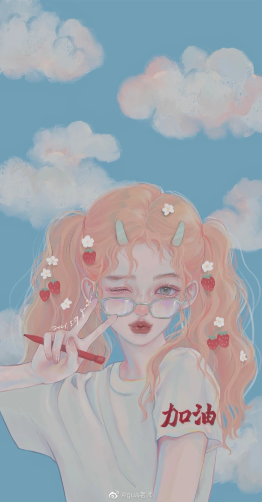 头像|插画|救救我啊,神明大人