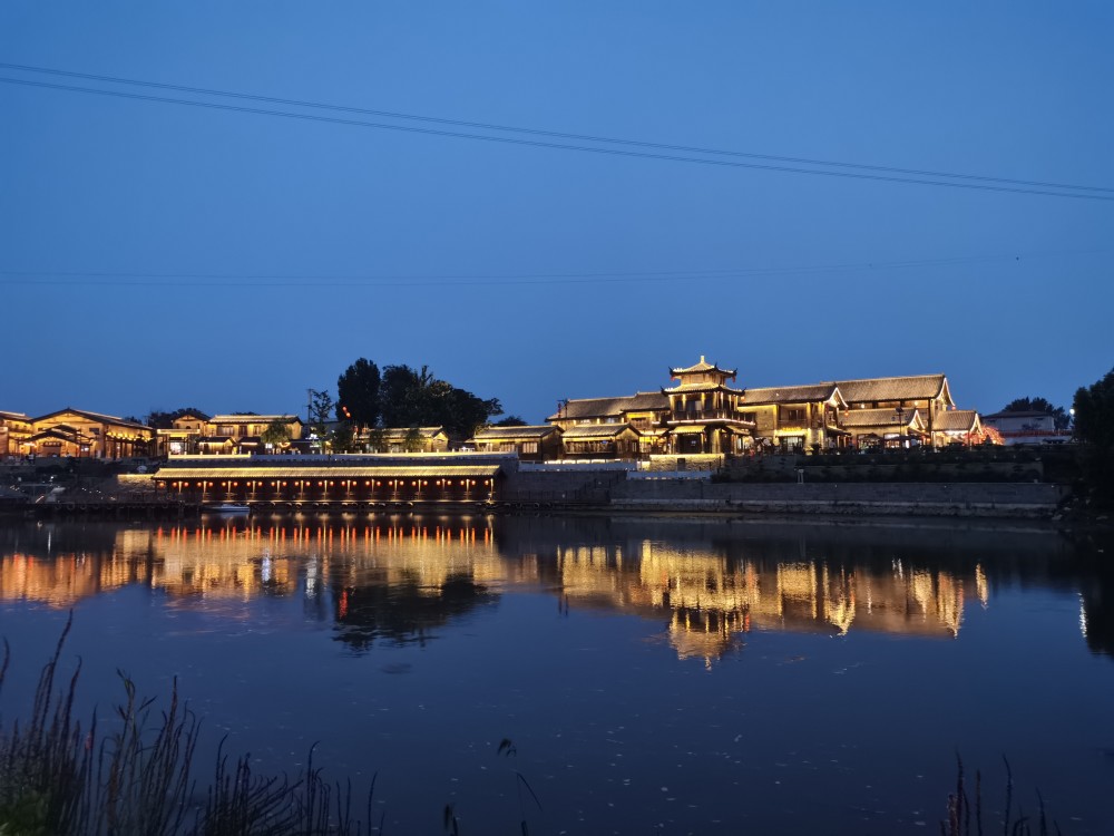 磁州網紅景點—開河碼頭夜景