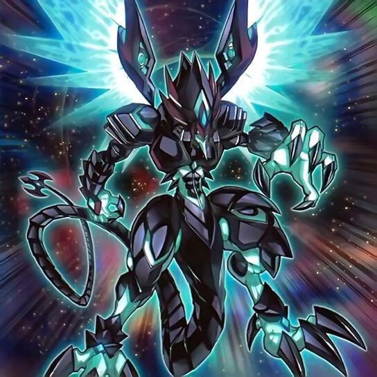 游戏王卡牌赛博朋克系列第一只融合怪兽与鲤鱼共舞