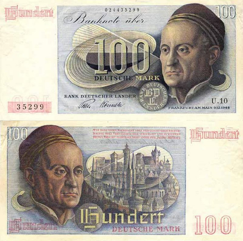 钞票上的历史文化德国