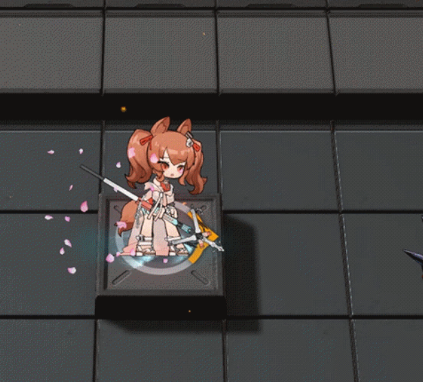 明日方舟泳装皮肤花瓣飘落粉蓝特效6星辅助安洁莉娜皮肤公开