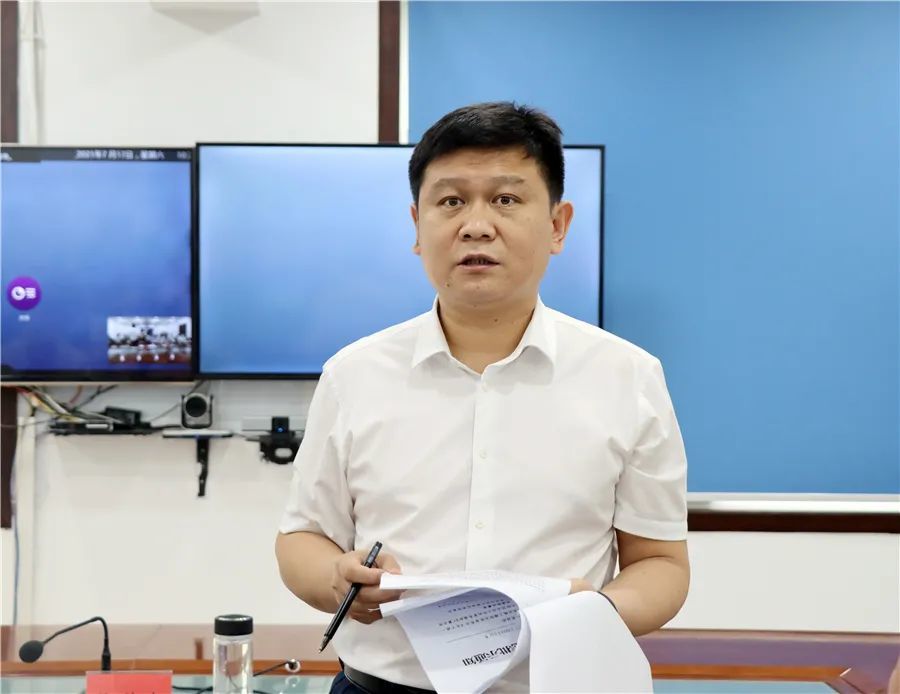 隆尧县收听收看市领导听取防汛工作汇报视频会