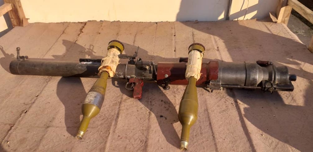 图:塔利班展示的65式82mm无后坐力炮图:塔利班的69-1式40火其实在反