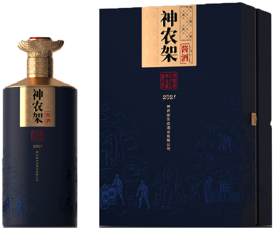 毋庸置疑,此次发布会的重磅环节,自然是两大战略产品——神农架酱酒金