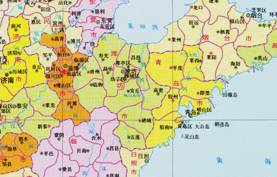 山東省的區劃調整16個地級市之一濰坊市為何有12個區縣