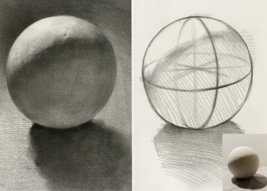 别小看了石膏几何体素描集合最全干货美术生基础从这里开始