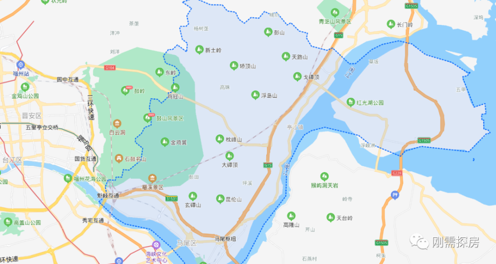 福州高新区地图图片