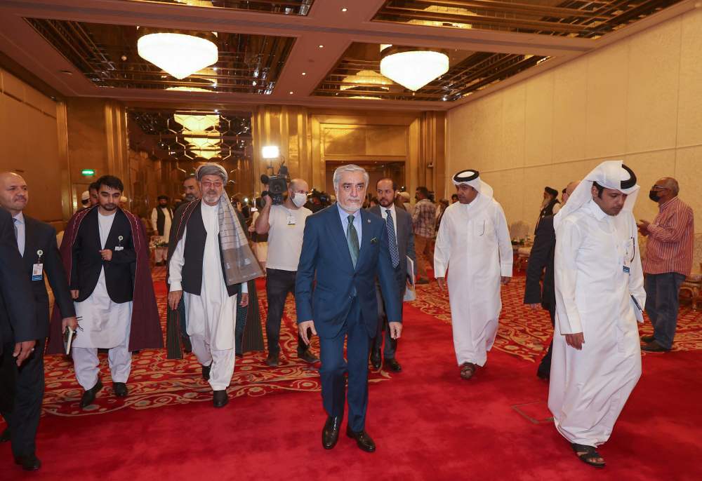 外代一线阿富汗政府与塔利班在多哈对话