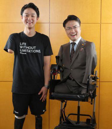 而接触到山田千纮之后,乙武洋匡也对山田赞誉有加,他表示"比起天生