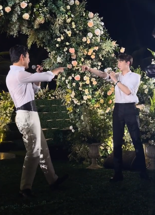 王彦霖陈立农婚礼合唱被赞神仙友谊艾佳妮蹦跳着上台不似怀孕