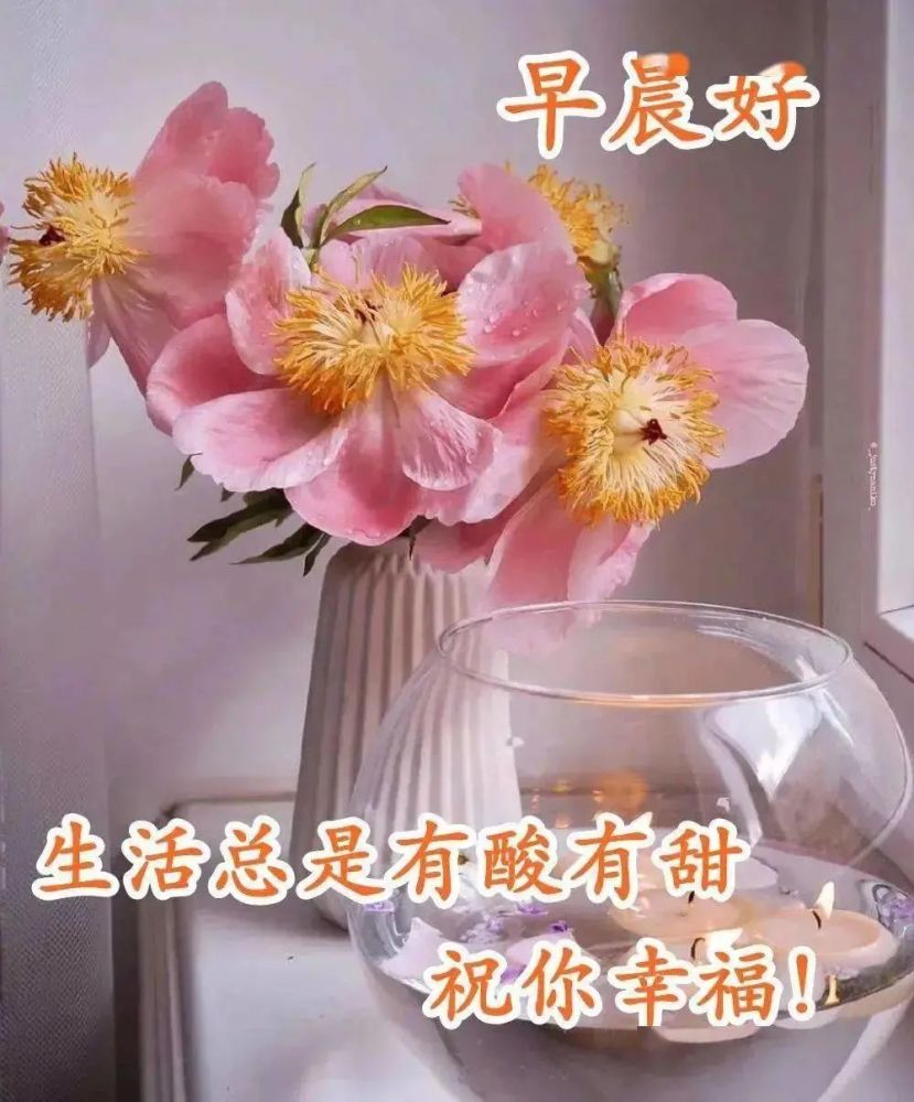 早上好朋友早上好暖心问候语和关心话漂亮的早上好动态图片大全