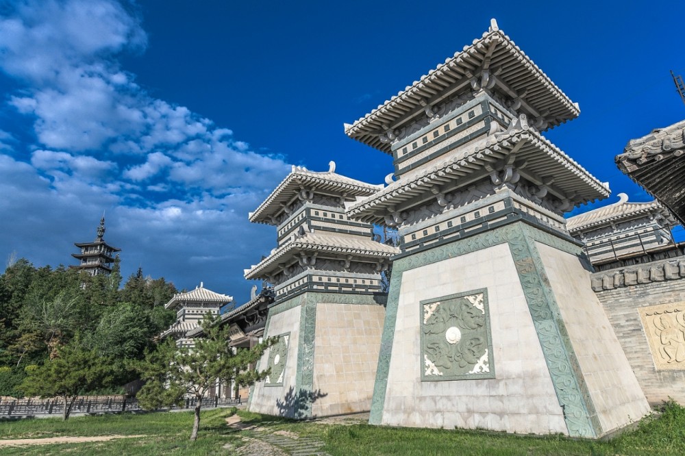 大同灵岩寺以北魏建筑元素为本