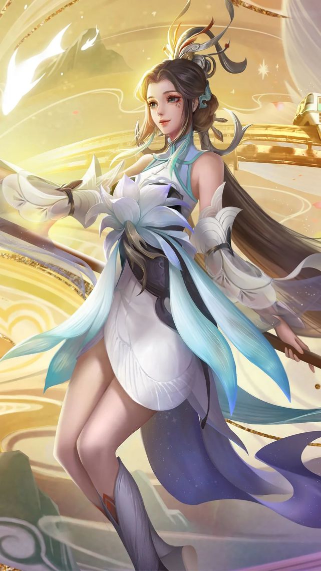 王者福利图(p图)大乔—白鹤梁神女2