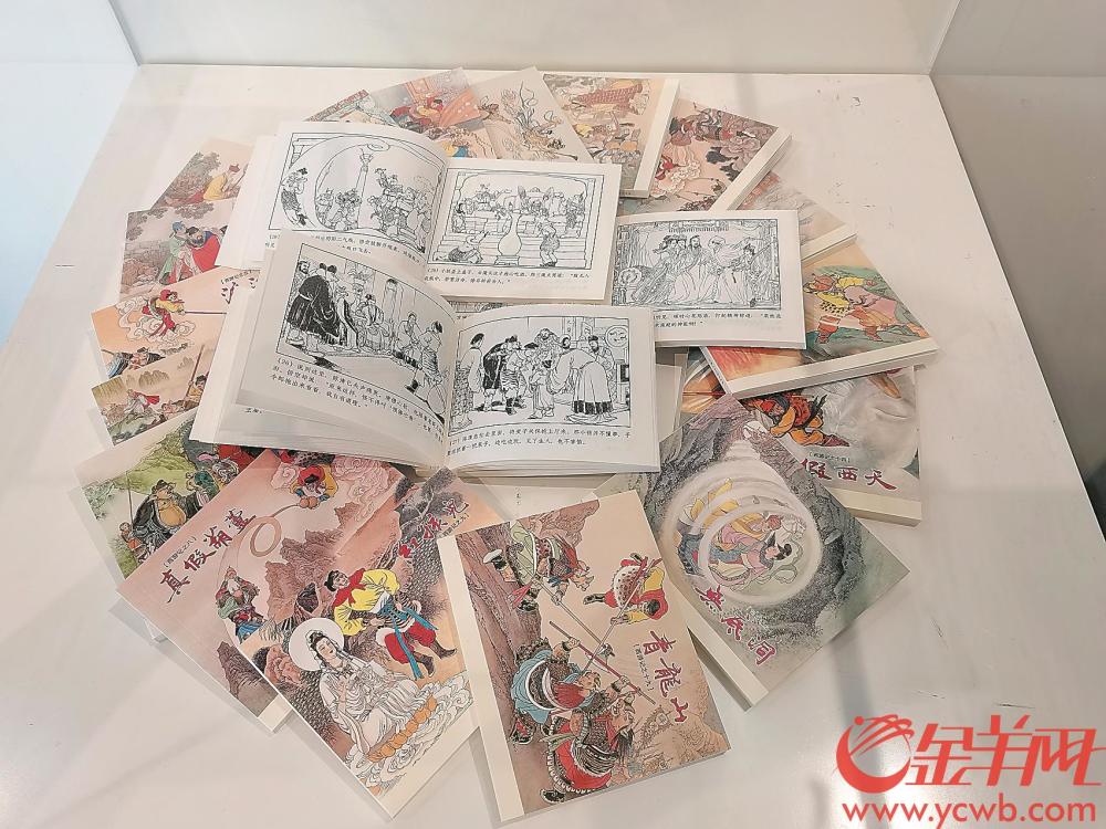 "中国红色经典连环画故事展"广州开幕"小人书"里重温红色革命史