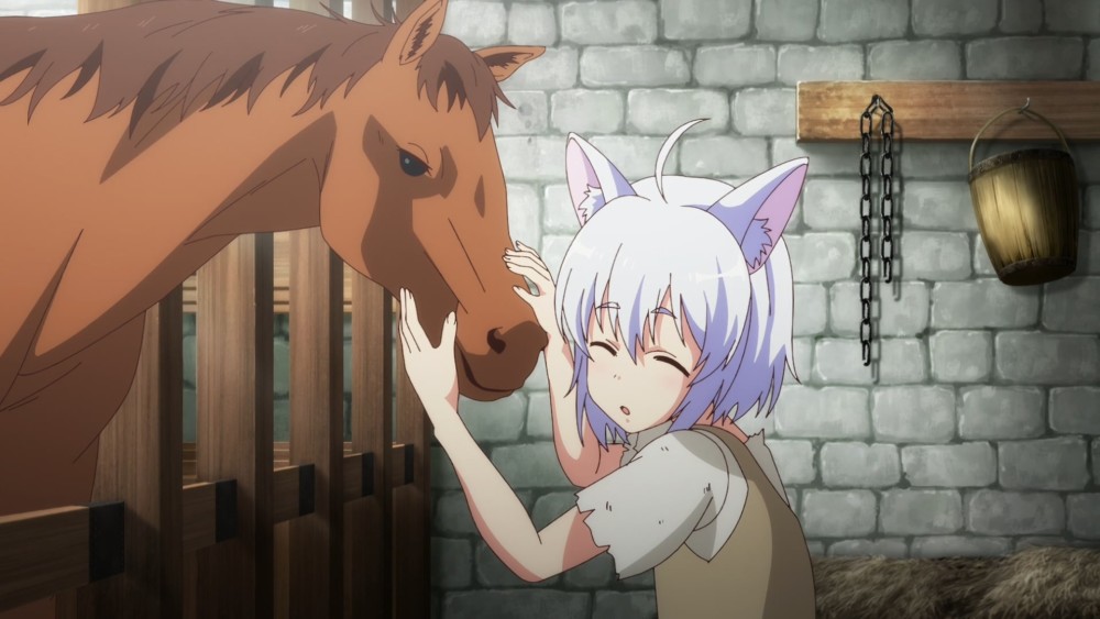 首先,刹那是冰狼族的少女,新番里名叫犬井的狼妹来自"妖狼族".