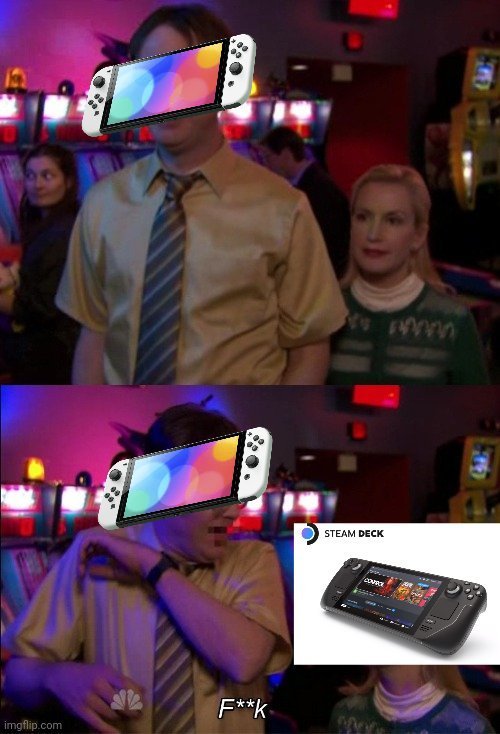 steamdeck大量梗图鉴赏switcholed看到害怕极了