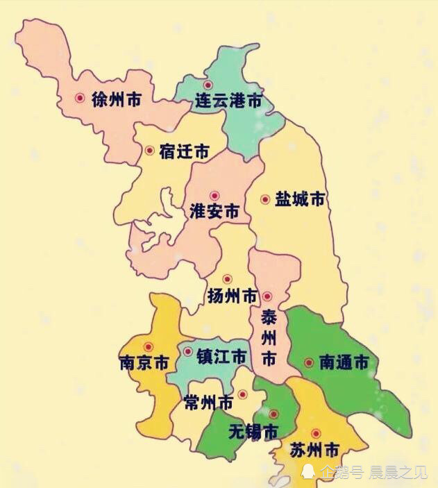 河南江苏地图图片
