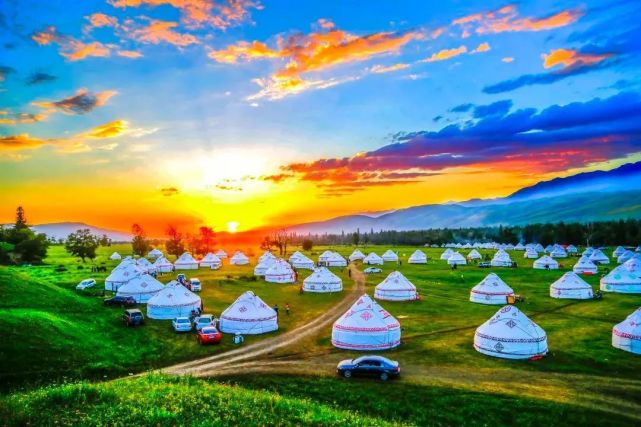 【卫星x乡村旅游】新疆伊犁哈萨克自治州新源县那拉提镇阿尔善村_腾讯