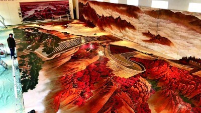 千锤百炼 展巨龙之姿——大型漆壁画《长城颂》创作谈_腾讯新闻