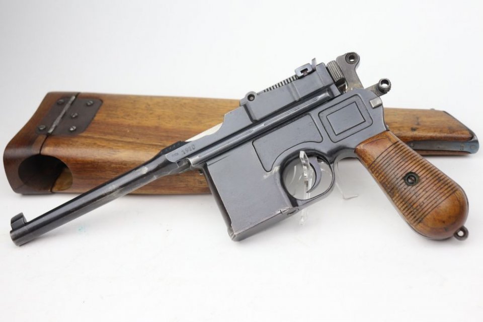 盒子炮倾斜射击是中国人发明来看全自动毛瑟手枪的正确使用方式
