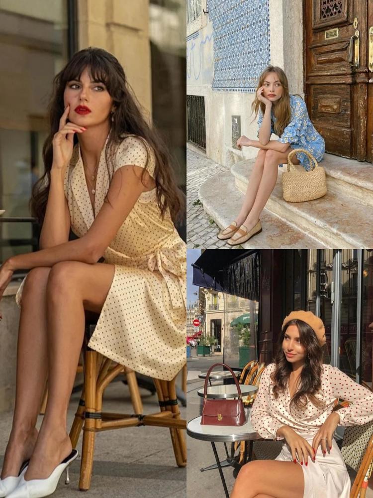 夏日街头"法式风",从3个方面提升衣品,法国女人的优雅你也有_腾讯新闻